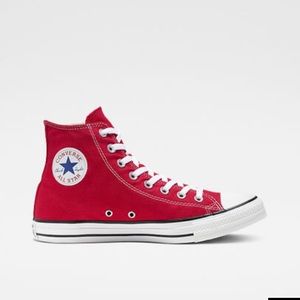Red all star high tops